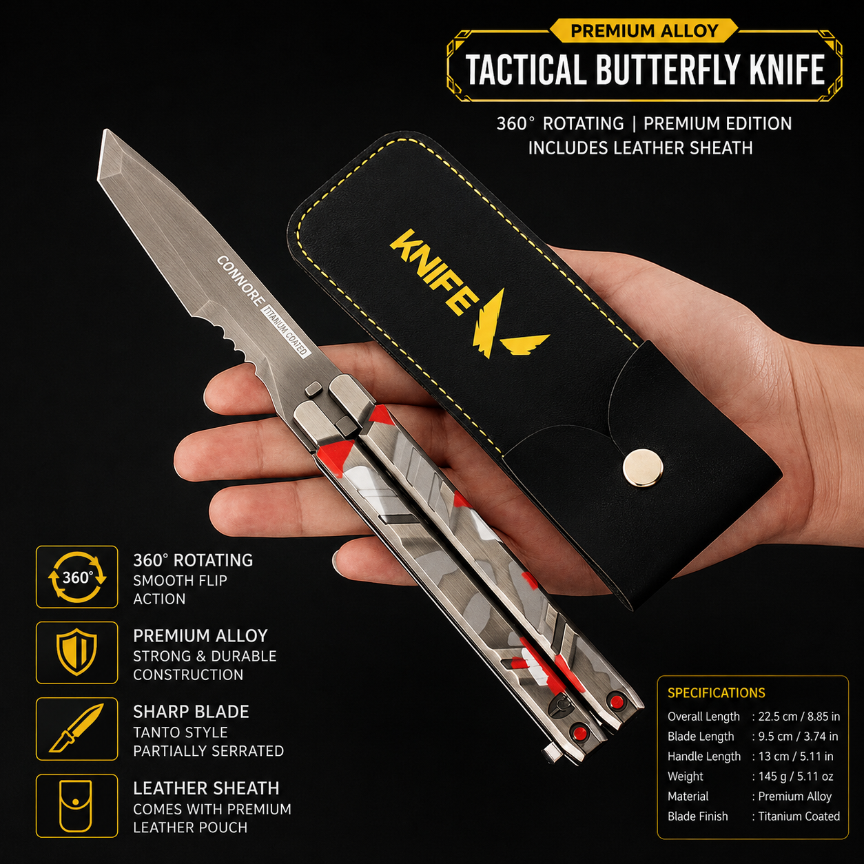 Recon Butterfly Red